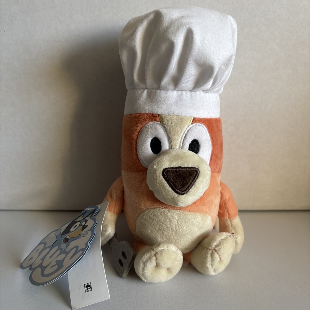 Bluey and Friends Chef Bingo Plush NEW With Tags MOOSE